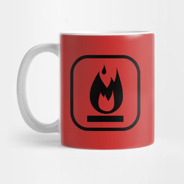 Flammable Symbol by THP Creative